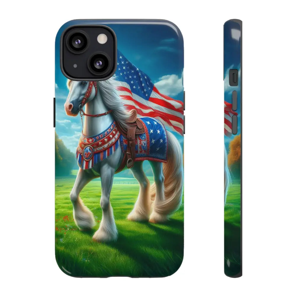 Patriotic iPhone Cell Phone Case Smart Phone Covers iPhone Tough Cases iPhone 13 / Glossy Phone Case