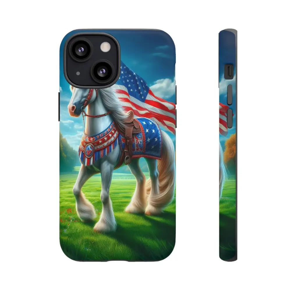 Patriotic iPhone Cell Phone Case Smart Phone Covers iPhone Tough Cases iPhone 13 Mini / Matte Phone Case