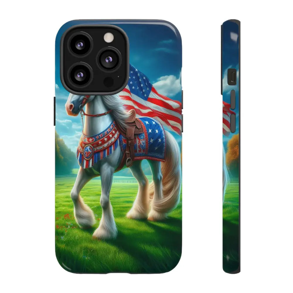 Patriotic iPhone Cell Phone Case Smart Phone Covers iPhone Tough Cases iPhone 13 Pro / Glossy Phone Case