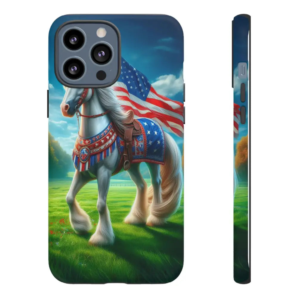 Patriotic iPhone Cell Phone Case Smart Phone Covers iPhone Tough Cases iPhone 13 Pro Max / Matte Phone Case