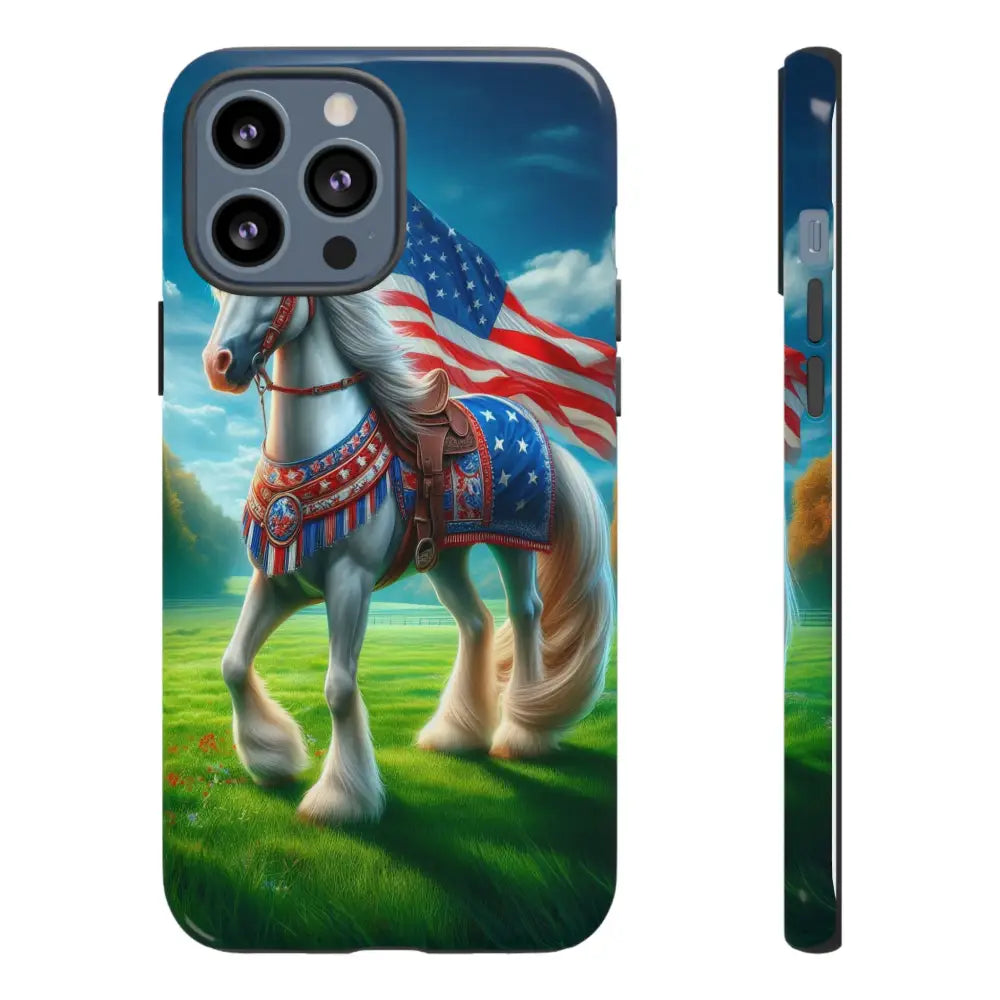 Patriotic iPhone Cell Phone Case Smart Phone Covers iPhone Tough Cases iPhone 13 Pro Max / Glossy Phone Case