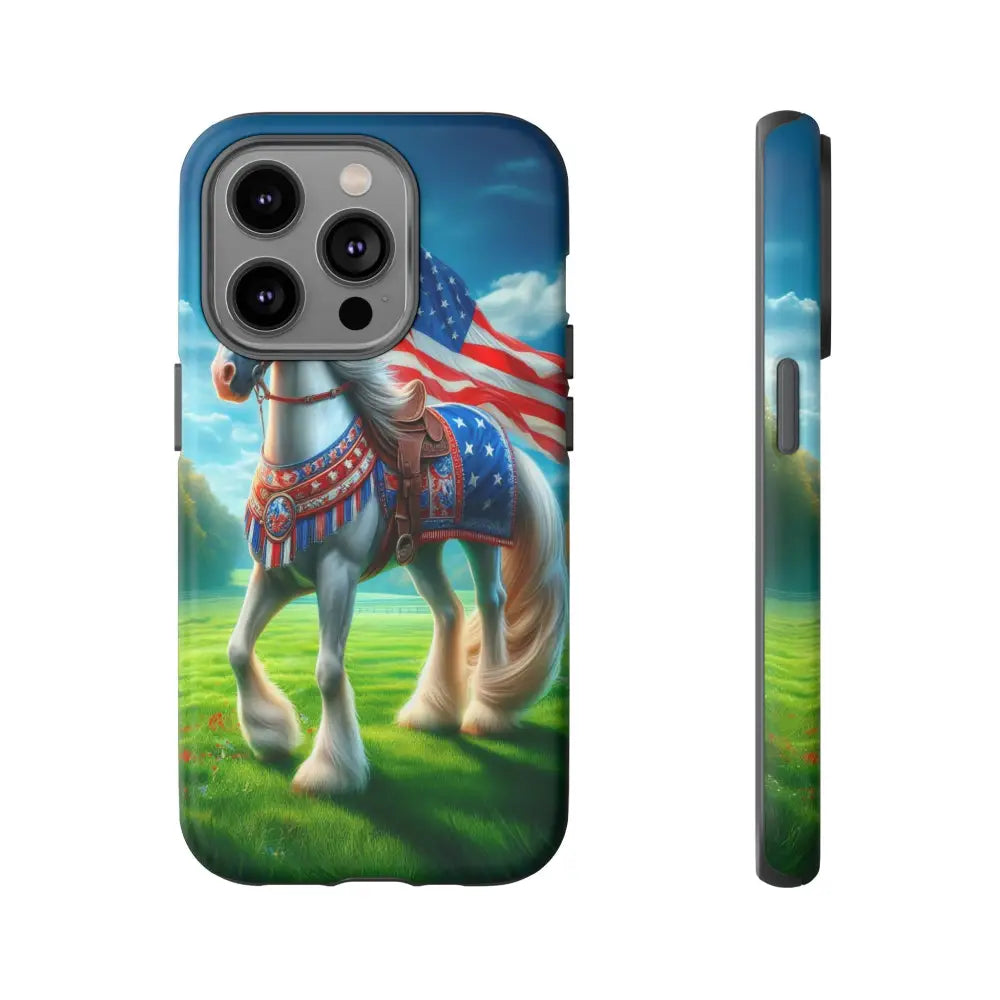 Patriotic iPhone Cell Phone Case Smart Phone Covers iPhone Tough Cases - iPhone 14 Pro / Matte - Phone Case