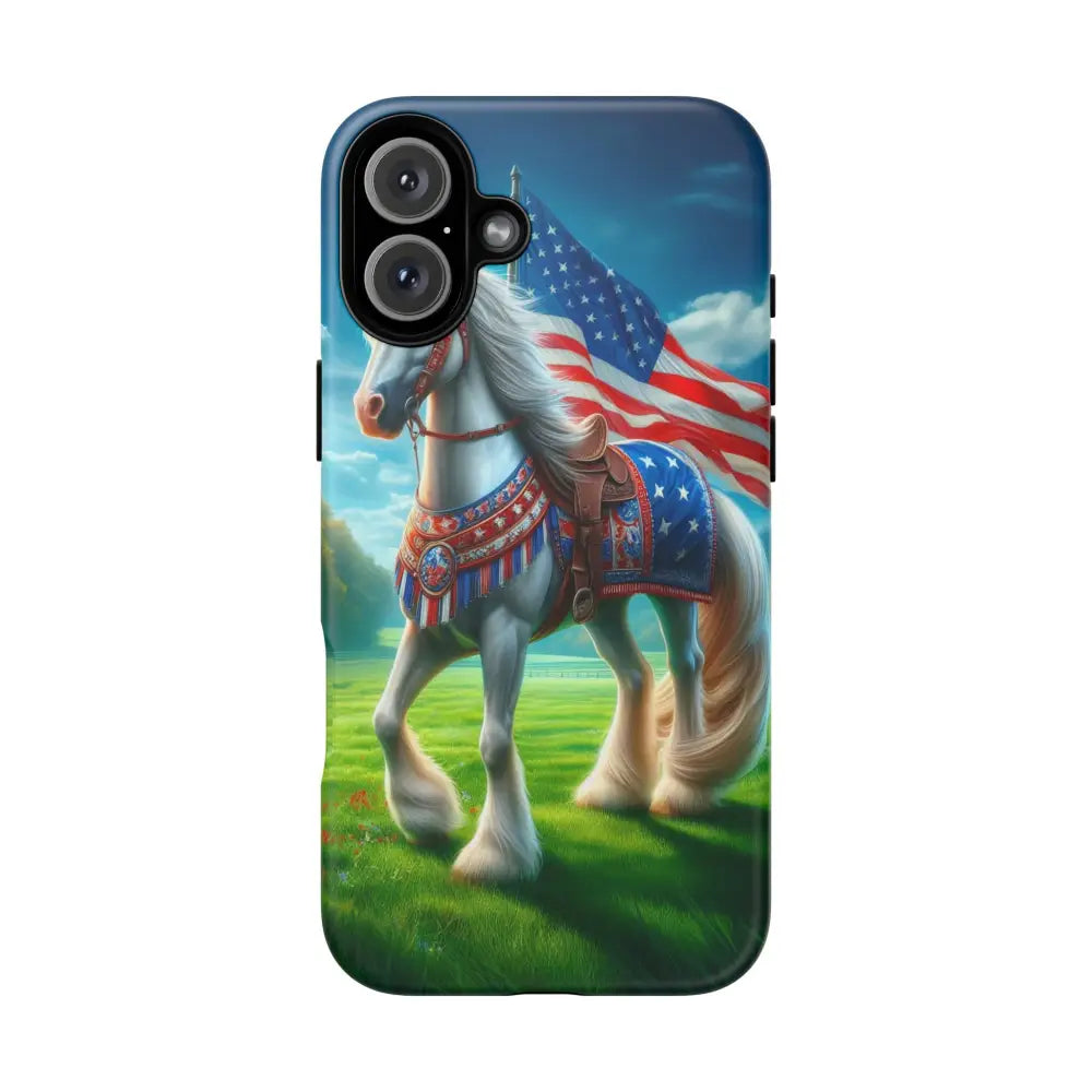 Patriotic iPhone Cell Phone Case Smart Phone Covers iPhone Tough Cases iPhone 16 Plus / Matte Phone Case