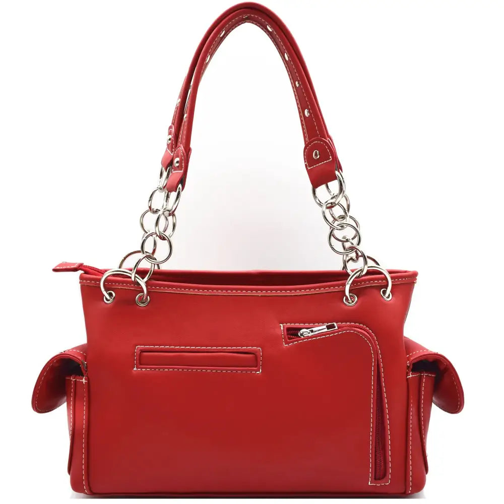 Patriotic PU Leather Matching Purse and Wallet Set Patriotic Gifts Shoulder Bags - Bags