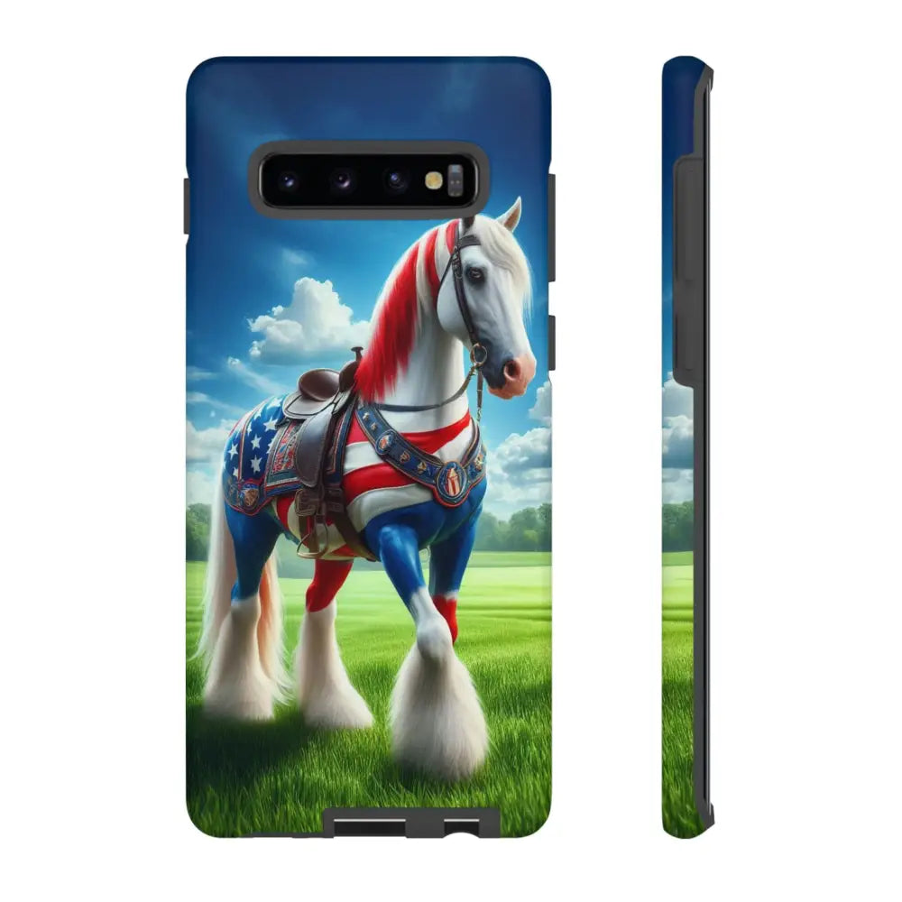 Patriotic Samsung Cell Phone Case Tough Samsung Cover Gifts Samsung Galaxy S10 Plus / Matte Phone Case