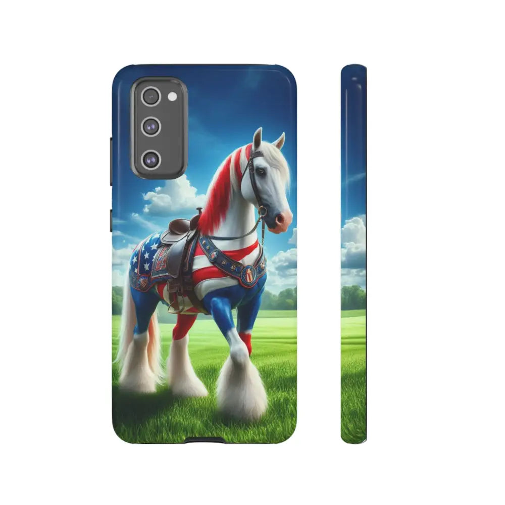 Patriotic Samsung Cell Phone Case Tough Samsung Cover Gifts Samsung Galaxy S20 FE / Glossy Phone Case