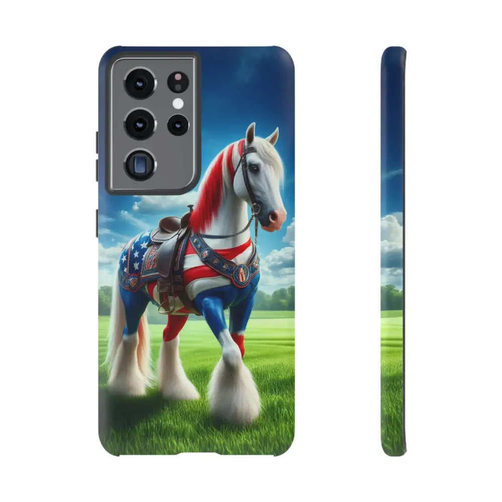 Patriotic Samsung Cell Phone Case Tough Samsung Cover Gifts Samsung Galaxy S21 Ultra / Matte Phone Case