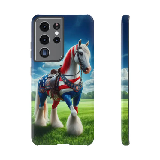 Patriotic Samsung Cell Phone Case - Tough Samsung Cover Gifts - Samsung Galaxy S21 Ultra / Glossy - Phone Case