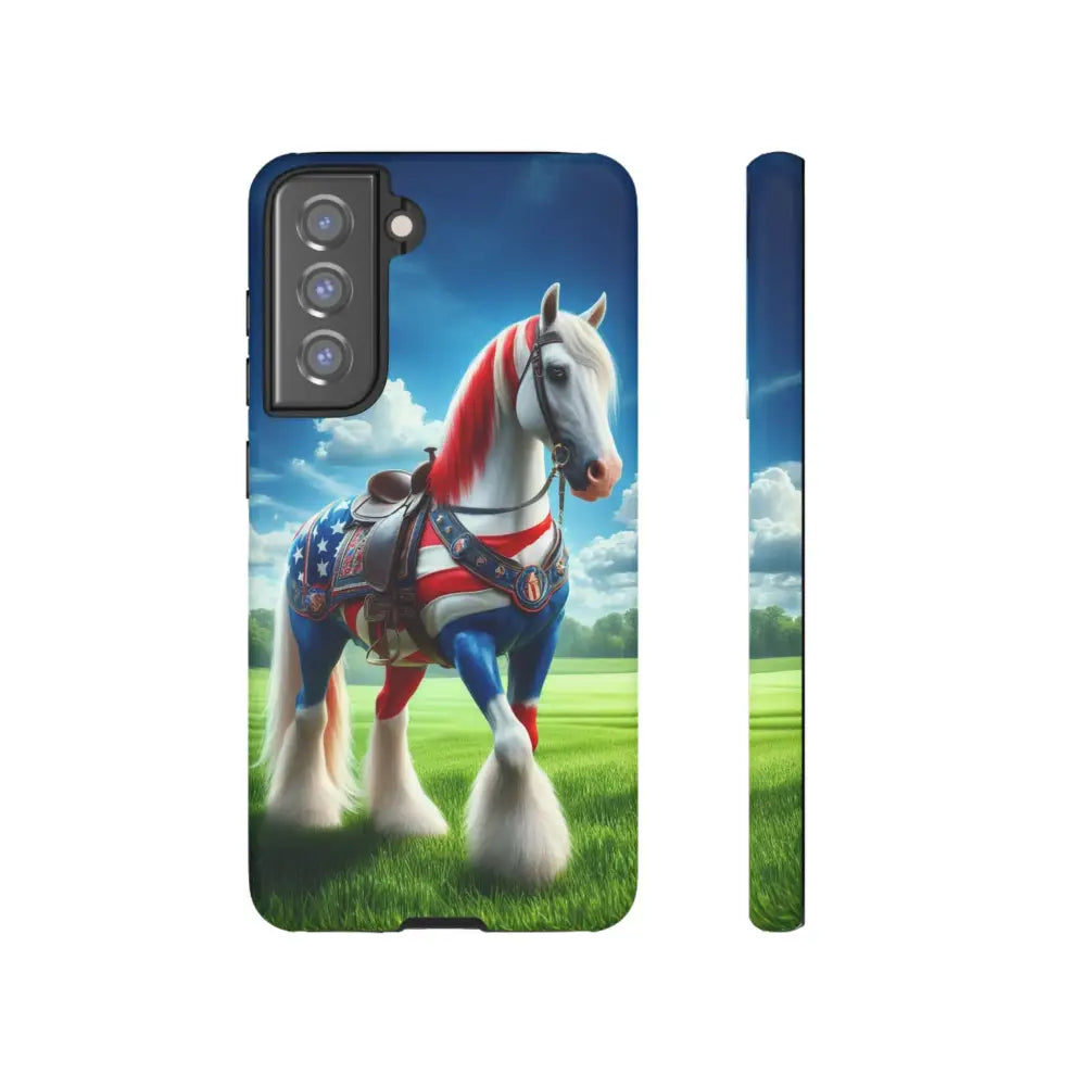 Patriotic Samsung Cell Phone Case Tough Samsung Cover Gifts Samsung Galaxy S21 FE / Matte Phone Case