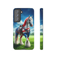 Patriotic Samsung Cell Phone Case - Tough Samsung Cover Gifts - Samsung Galaxy S21 FE / Glossy - Phone Case
