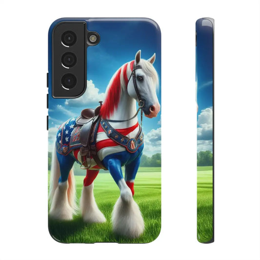 Patriotic Samsung Cell Phone Case - Tough Samsung Cover Gifts - Samsung Galaxy S22 / Glossy - Phone Case