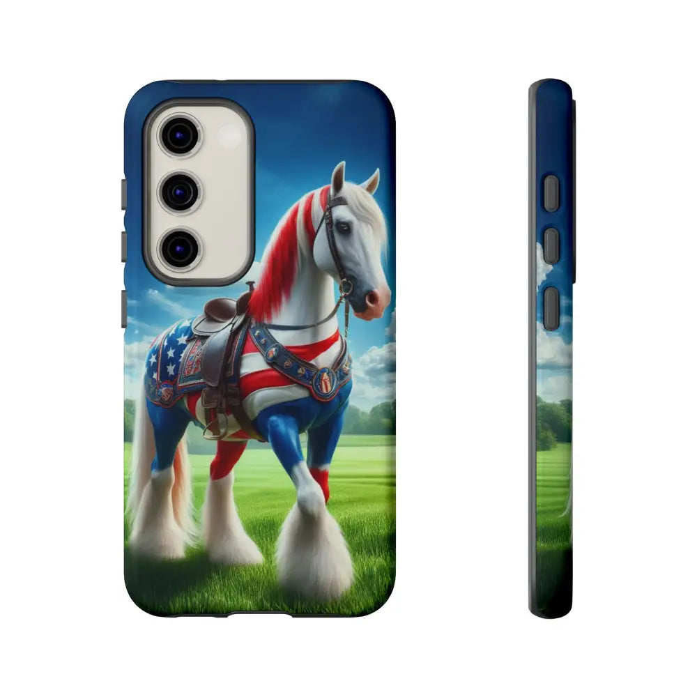 Patriotic Samsung Cell Phone Case Tough Samsung Cover Gifts Samsung Galaxy S23 / Glossy Phone Case