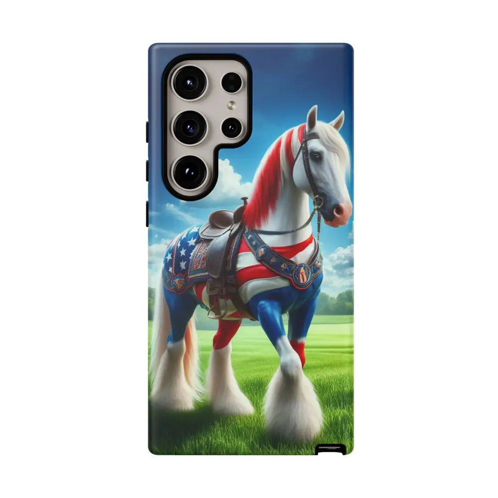 Patriotic Samsung Cell Phone Case Tough Samsung Cover Gifts Samsung Galaxy S24 Ultra / Matte Phone Case