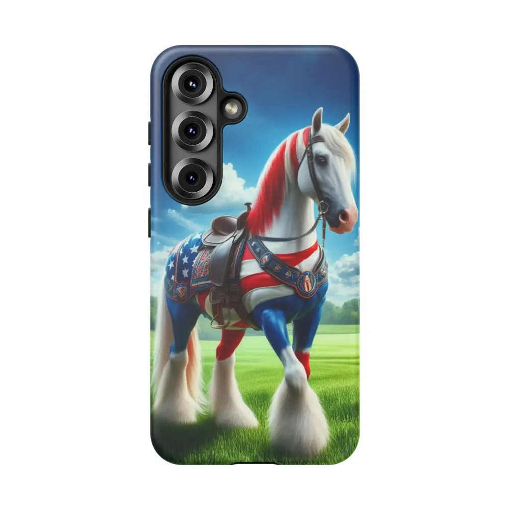 Patriotic Samsung Cell Phone Case Tough Samsung Cover Gifts Samsung Galaxy S25 / Matte Phone Case