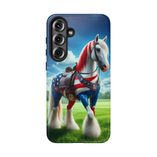 Patriotic Samsung Cell Phone Case - Tough Samsung Cover Gifts - Samsung Galaxy S25 Plus / Glossy - Phone Case