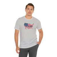 Patriotic USA Beef Pride T-Shirt Celebrate USA American Style Tee Gift for Meat Lovers Patriotic Apparel - T-Shirt