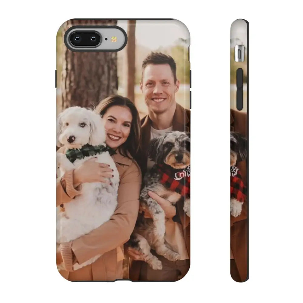 iPhone Personalize Cell Phone Case Tough Cases Custom Iphone Mobile Cases iPhone 8 Plus / Glossy Phone Case