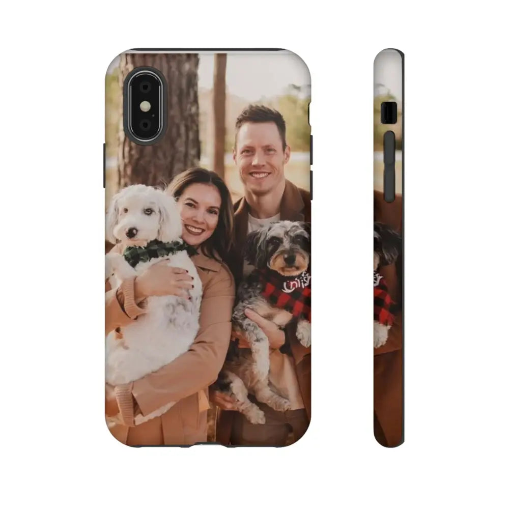 iPhone Personalize Cell Phone Case Tough Cases Custom Iphone Mobile Cases iPhone X / Matte Phone Case