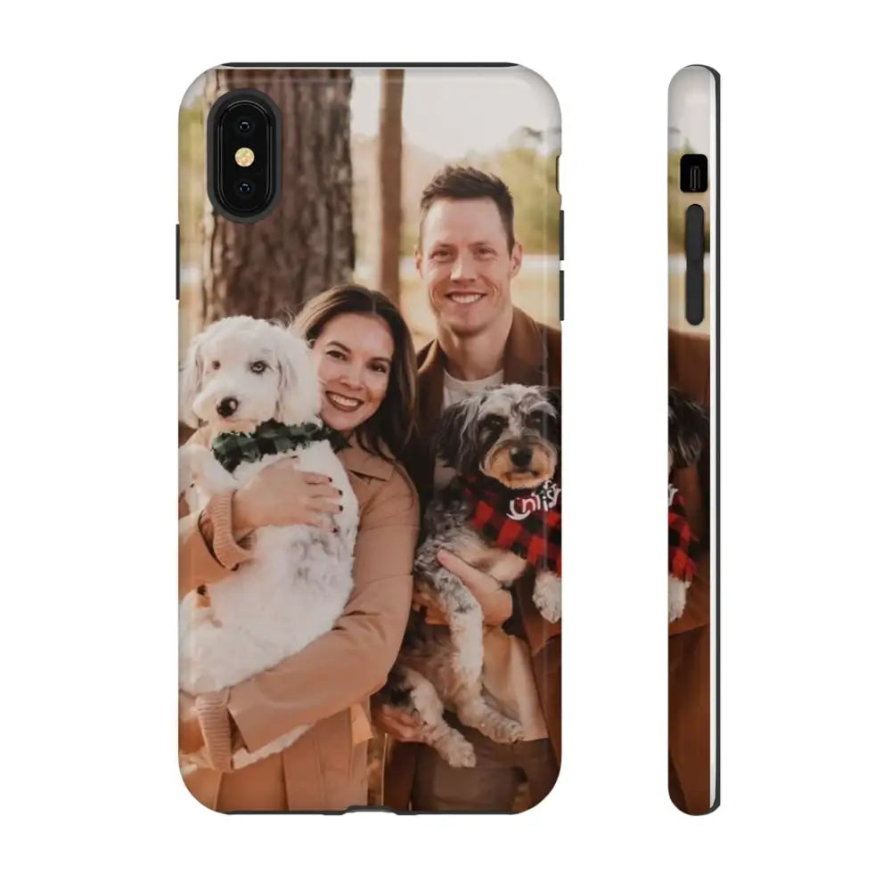 iPhone Personalize Cell Phone Case Tough Cases Custom Iphone Mobile Cases iPhone XS MAX / Glossy Phone Case