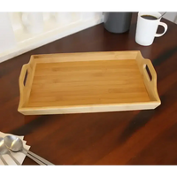 Personalize IT Bamboo Serving Tray, Rustic Housewarming Gift - The Best New Thing
