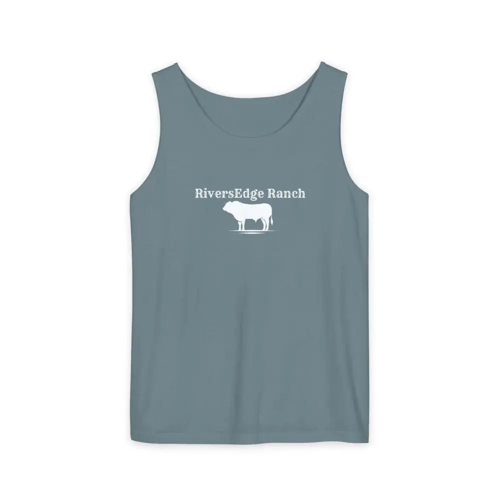 Personalize Tank Top Farmer Work Apparel Cowboy Tee Shirt Western for Men and Women - Ice Blue / S - Tank Top
