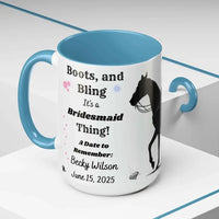 Personalized Bridesmaid Coffee Mug, Country Wedding Party Gifts - The Best New Thing