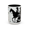 Personalized Bridesmaid Coffee Mug Western Country Wedding Party Gift for Bridesmaid - 15oz / Black - Mugs