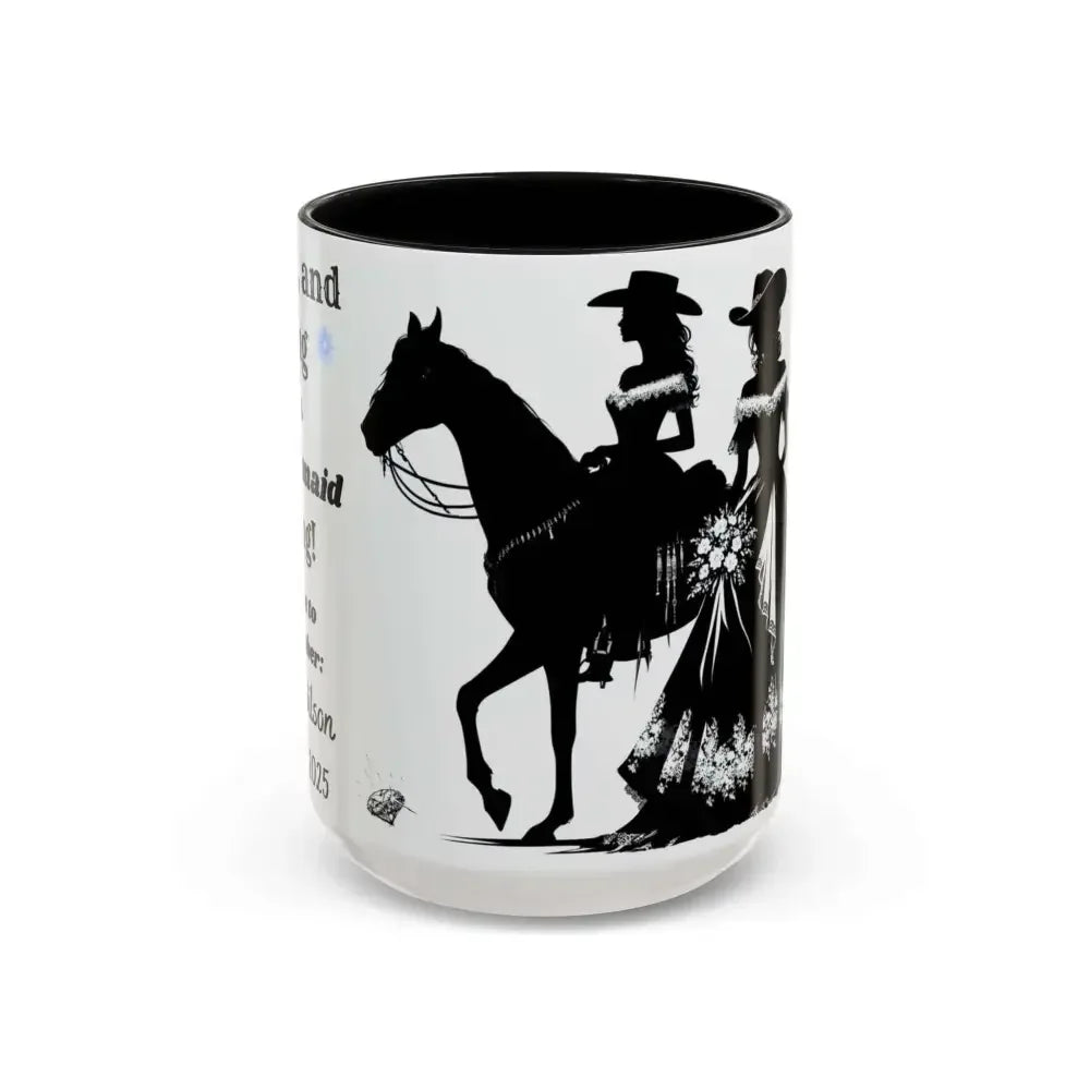 Personalized Bridesmaid Coffee Mug, Country Wedding Party Gifts - The Best New Thing