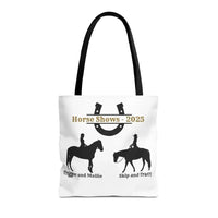 Personalized Tote Bag, Custom Horse Show Accessories Bag - The Best New Thing