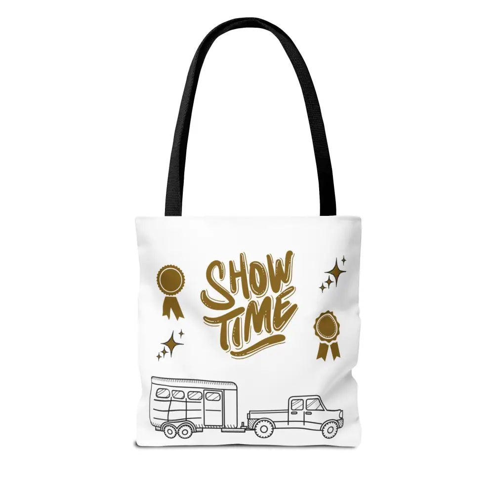 Personalized Horse Show Tote Bag Making Memories for 2025 Horse Show Accessories Bag 18’’ × 18’’ / Black Bags