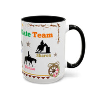 Personalized Mama Tail Gate Team Mug Horse Lovers Mug Roping Barrel Racer Western Jumper English 15oz - Mug