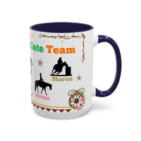 Personalized Mama Tail Gate Team Mug Horse Lovers Mug Roping Barrel Racer Western Jumper English 15oz - Mug