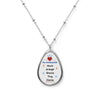 Personalized Necklace Gift for Mom Custom Gifts for Mother One Size / Silver Jewelry