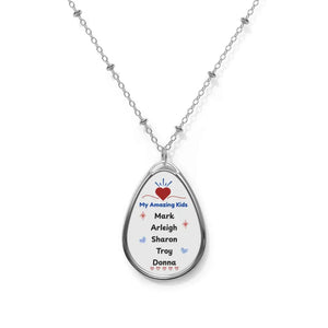 Personalized Necklace Gift for Mom Custom Gifts for Mother One Size / Silver Jewelry
