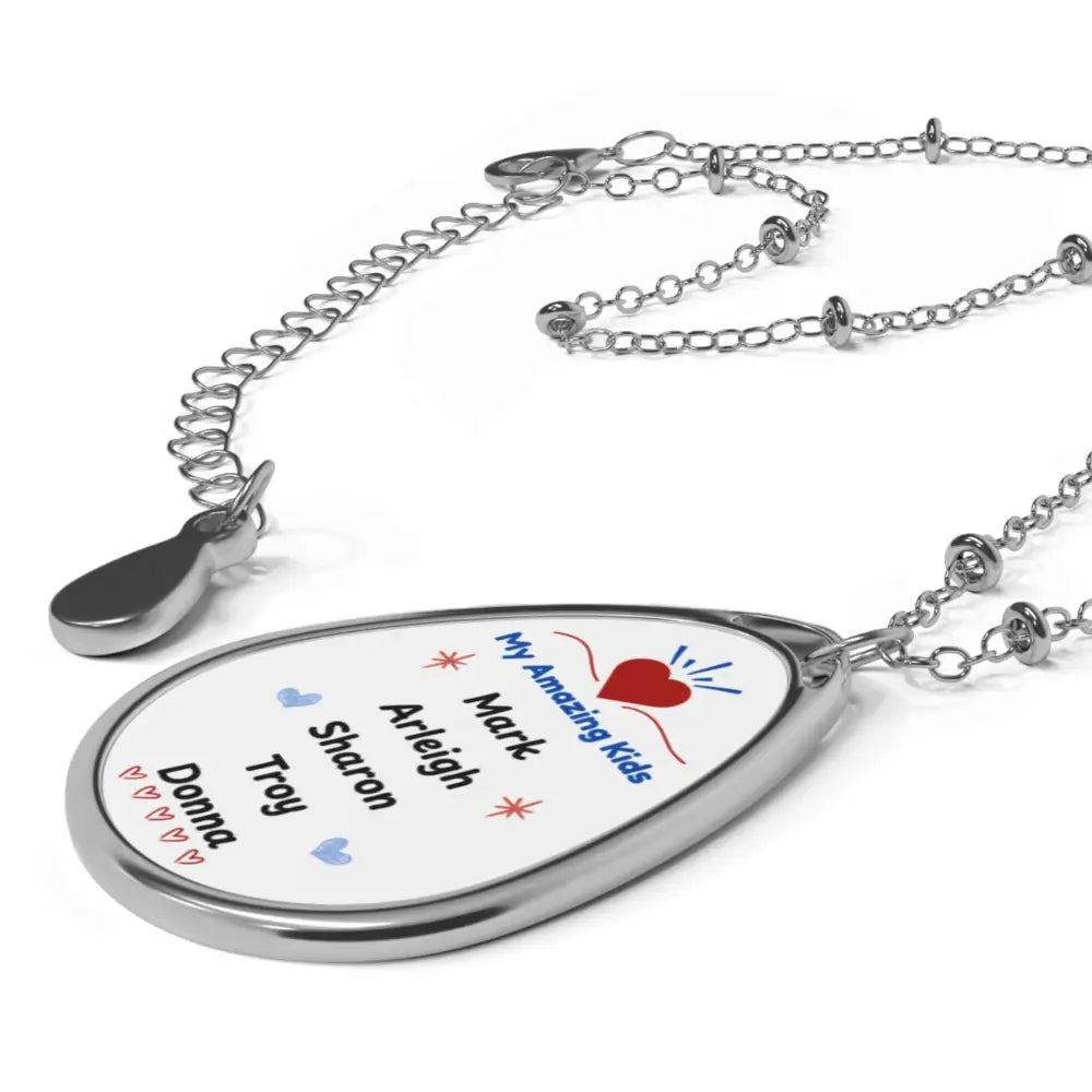 Personalized Necklace Gift for Mom Custom Gifts for Mother One Size / Silver Jewelry