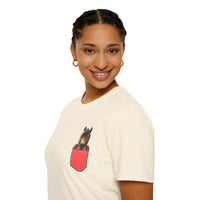 Pocket Horse T-Shirt - Fun Soft style Tee for Horse Lovers Farm Apparel - T-Shirt
