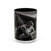 Praying Cowboy Inspirational Coffee Mug Rustic Kitchen Decor Western Theme Mug 15oz - 15oz / Black - Mug