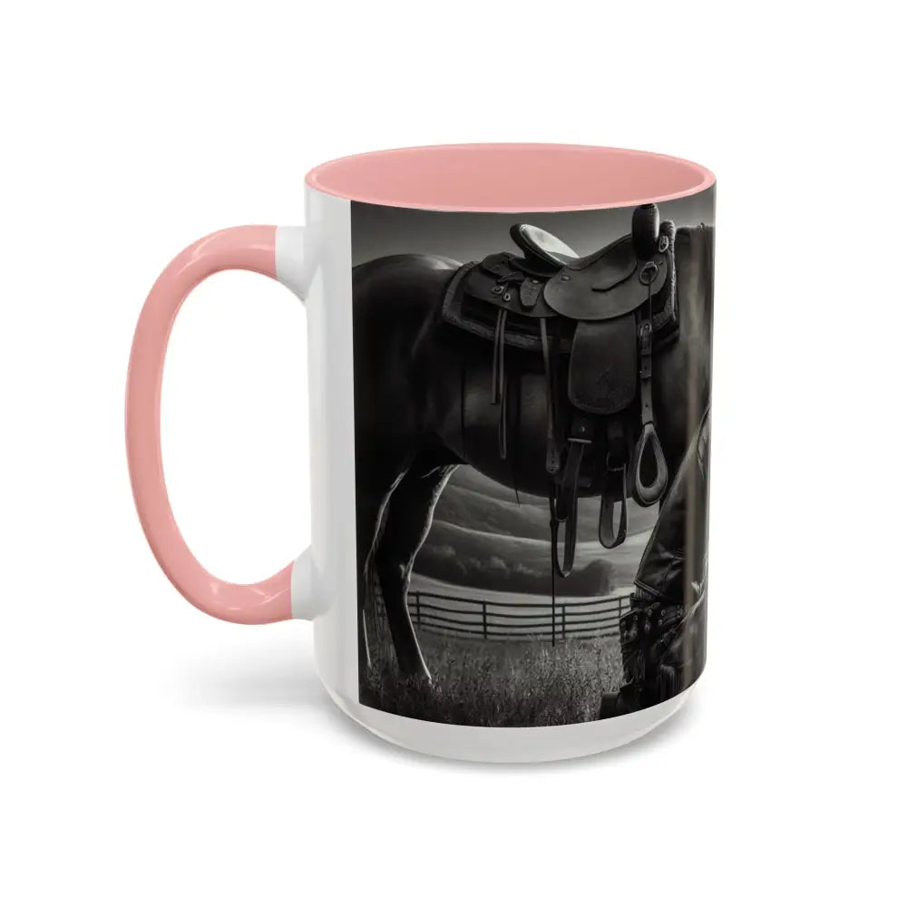 Praying Cowboy Inspirational Coffee Mug Rustic Kitchen Decor Western Theme Mug 15oz - Mug