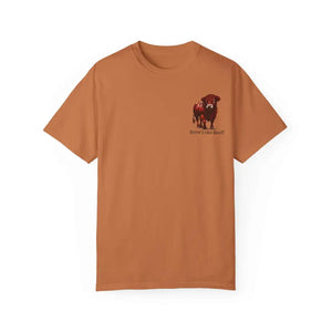 Red Angus Bull Beef T-Shirt for Farmers Ranchers Cowboys Gifts for Him Western Apparel for Men - Yam / S - T-Shirt