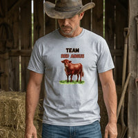Red Angus T-Shirt, Cattle Ranching Tee, Rancher Apparel - The Best New Thing
