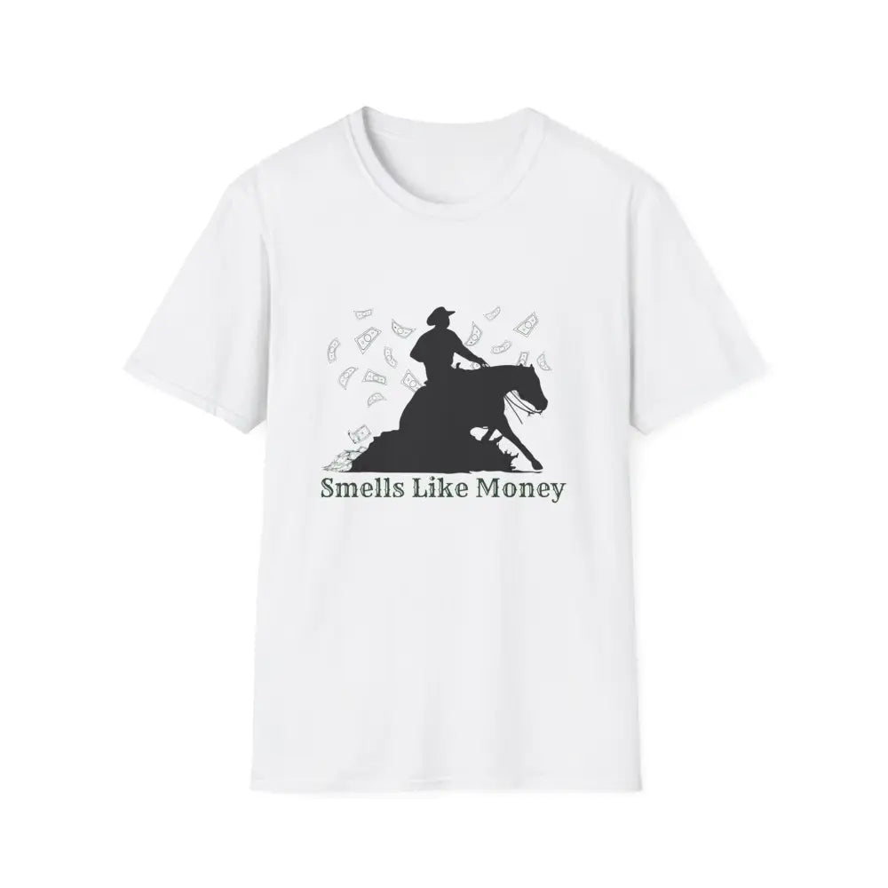 Reining Horse Competition T-Shirt Western Horse Apparel Horse Trainer Tee - L / White - T-Shirt