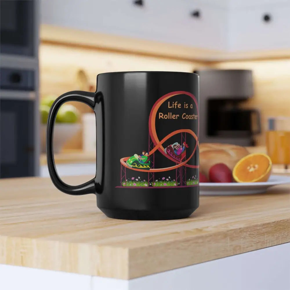 Roller Coaster Mug Coffee Cup for Amusement Park Lovers - 15oz - Mug