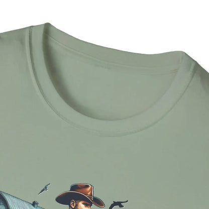 Rustic Farmer T-Shirt with Cattle Gift for Men Cowboy T-Shirt Western Wear for Men - T-Shirt