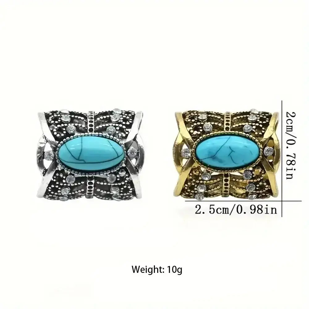 Rustic Hollowed Scarf Rhinestone Tie Ring 1pc Ring Scarf Brooch - Jewelry