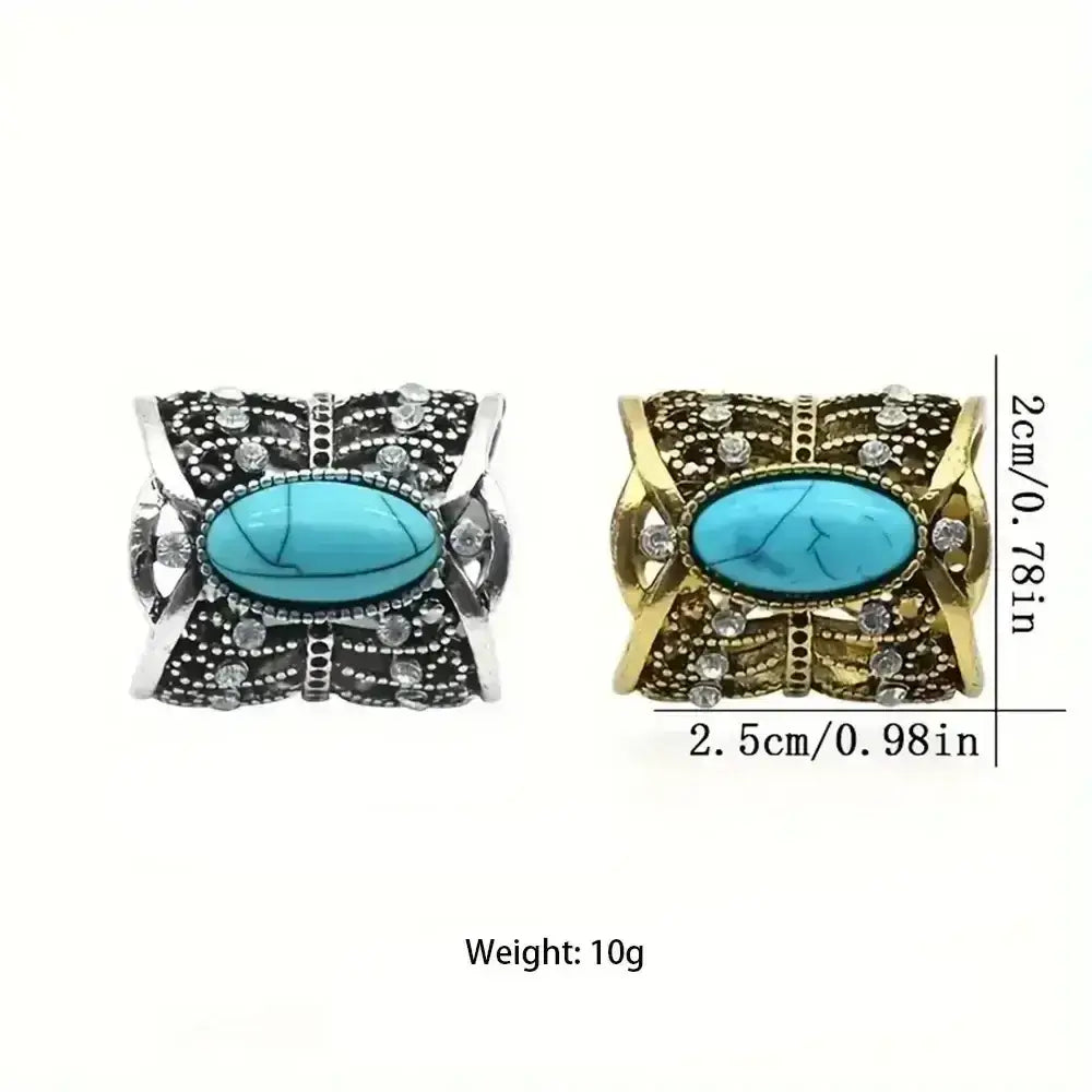 Tie Ring, Rustic Hollowed Scarf Rhinestone Brooch Scarf Ring - The Best New Thing