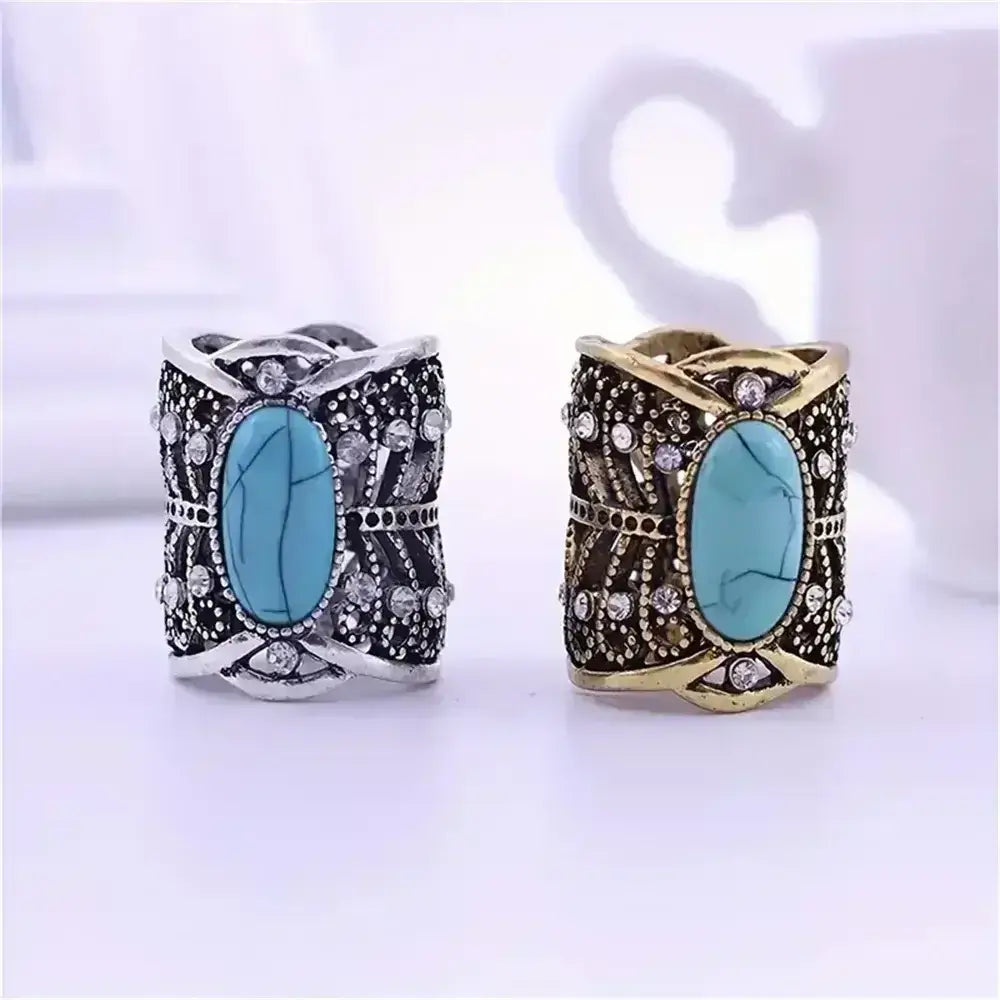 Tie Ring, Rustic Hollowed Scarf Rhinestone Brooch Scarf Ring - The Best New Thing