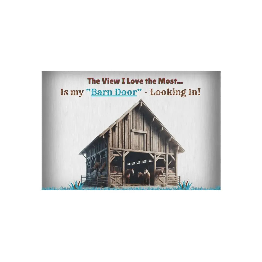 Rustic Outdoor Rug Gifts for Horse Lovers Western Rug Gift Ideas 24’’ × 36’’ Home Decor