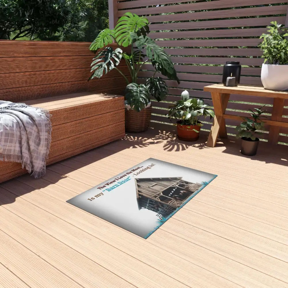 Rustic Outdoor Rug Gifts for Horse Lovers Western Rug Gift Ideas 24’’ × 36’’ Home Decor