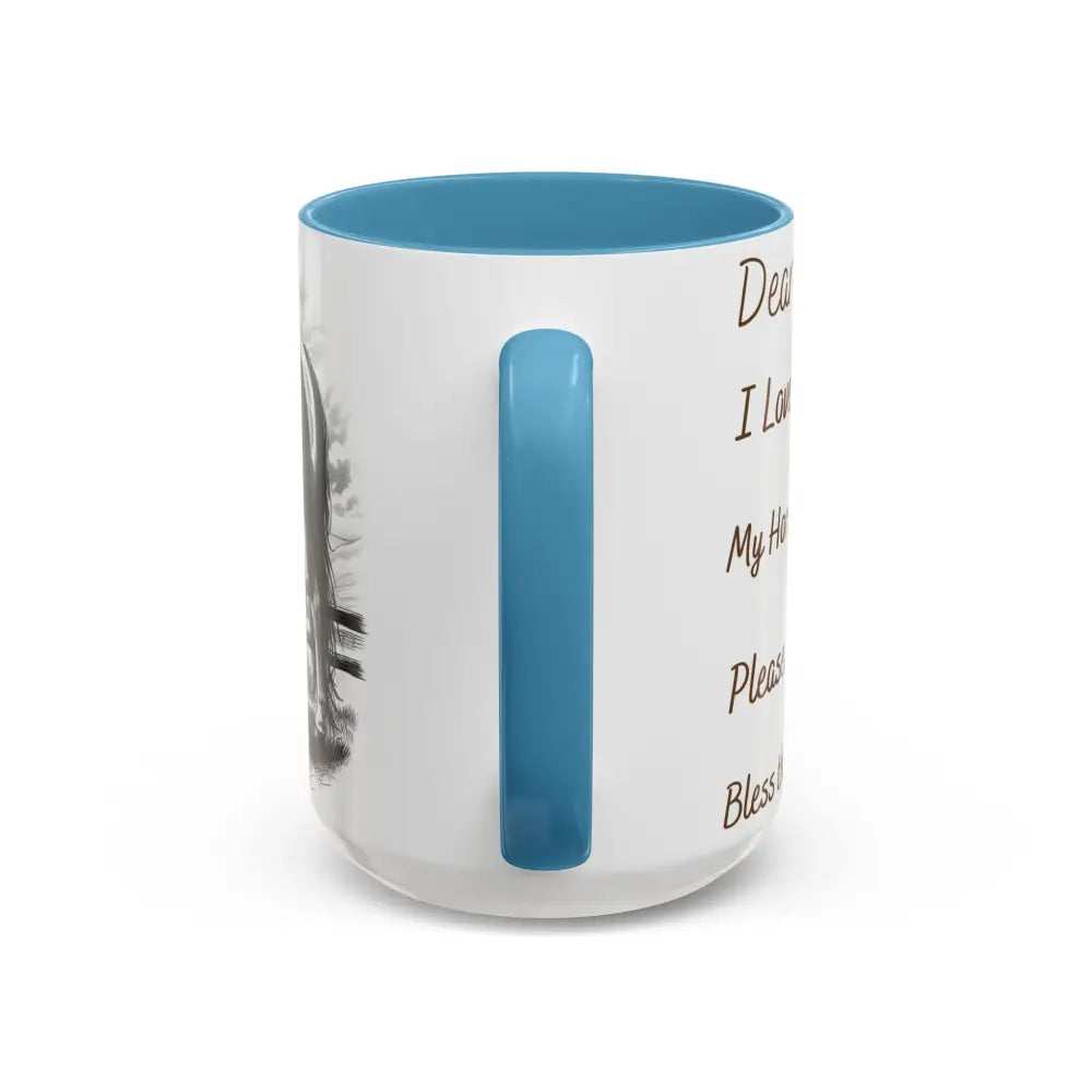 Rustic Young Praying Cowgirl Beverage Mug - Perfect Gift for Equestrian Enthusiasts 15oz - Mugs