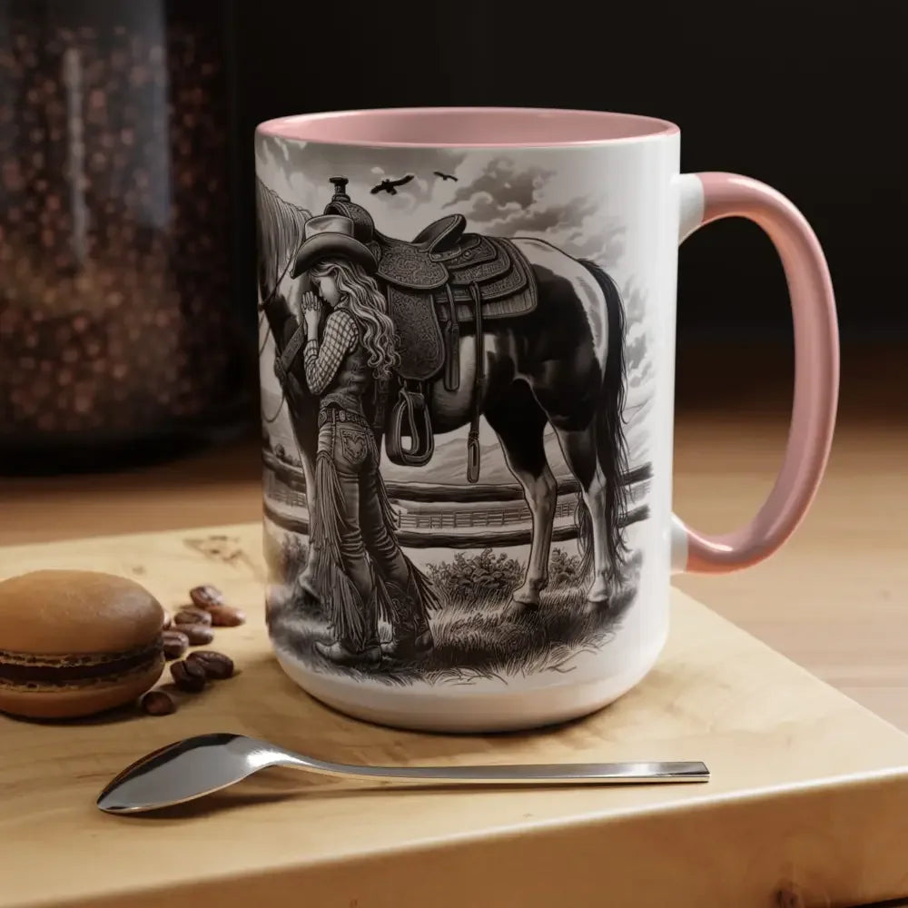 Praying Cowgirl Beverage Mug - Perfect Gift for Equestrian Enthusiasts - The Best New Thing